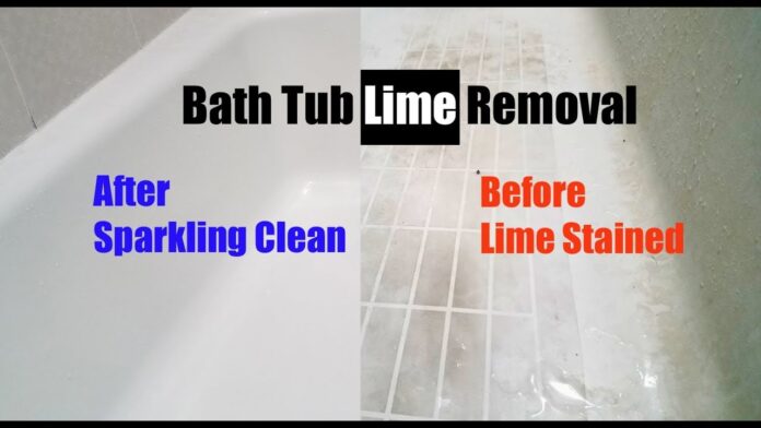 How to remove tartar and lime stains from the shower