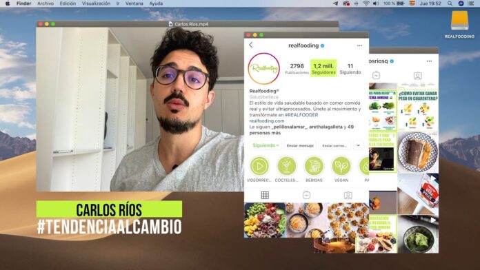 Interview with Carlos Ríos: and you, do you eat real food?