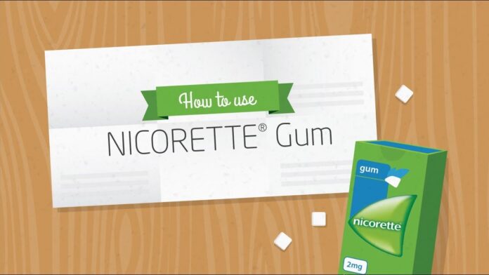 Nicotine gums: concentrations and instructions for use
